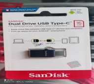 OTG Flashdisk Sandisk 16 GB Dual USB Drive 3.0 Original Resmi