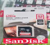 SANDISK SDHC ULTRA 32GB 100MB/s, CLASS 10